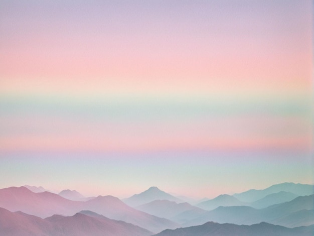 Zdjęcie miękkie pastelowe odcienie wchodzące w interakcję w marzącym gradiencie spokojne i spokojne przejścia kolorów