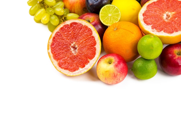 Mieszanka wegetariańskiej żywności ekologicznej Kolorowe świeże owoce