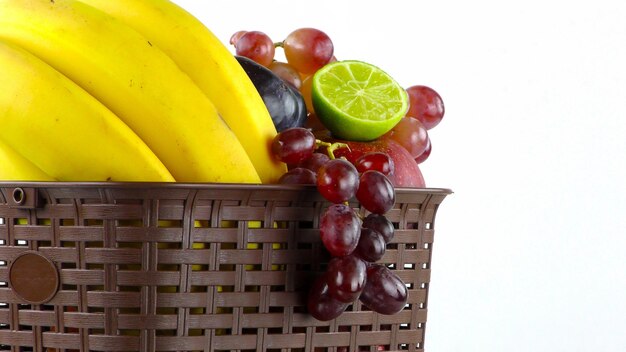 Mieszanka wegetariańskiej żywności ekologicznej Kolorowe świeże owoce
