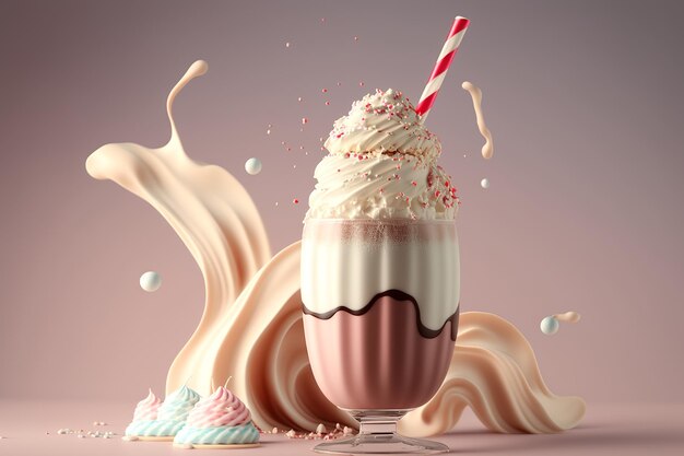 Milkshake i lody