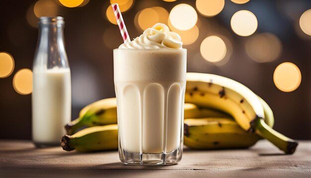 Milkshake z bananem