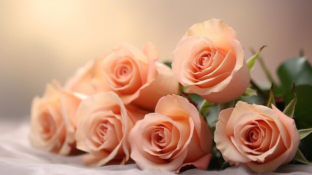 Zdjęcie miłość kwiat róży hd 8k papier ścienny zdjęcie fotograficzne