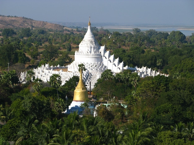 Mingun Pahtodawgyi Stupa Irrawaddy Rzeka Birma