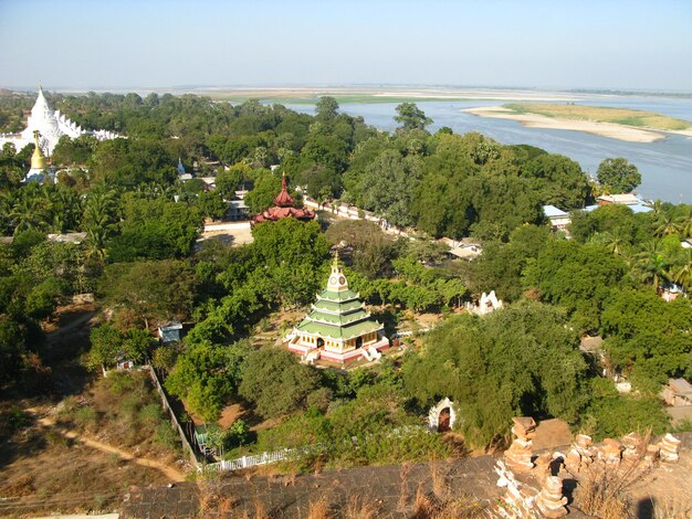 Mingun Pahtodawgyi stupa Irrawaddy rzeka Birma