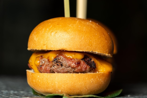 Mini Hamburguesas de queso y carne