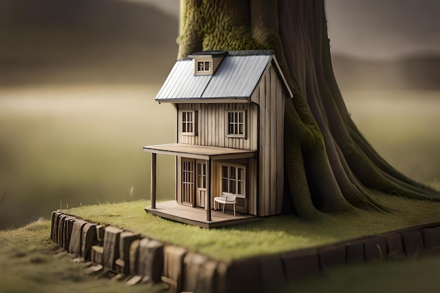 Miniaturowy dom