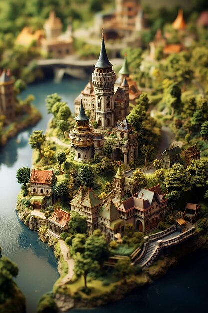 miniaturowy świat fantasy w pigułce