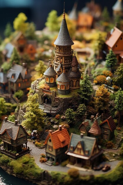 miniaturowy świat fantasy w pigułce
