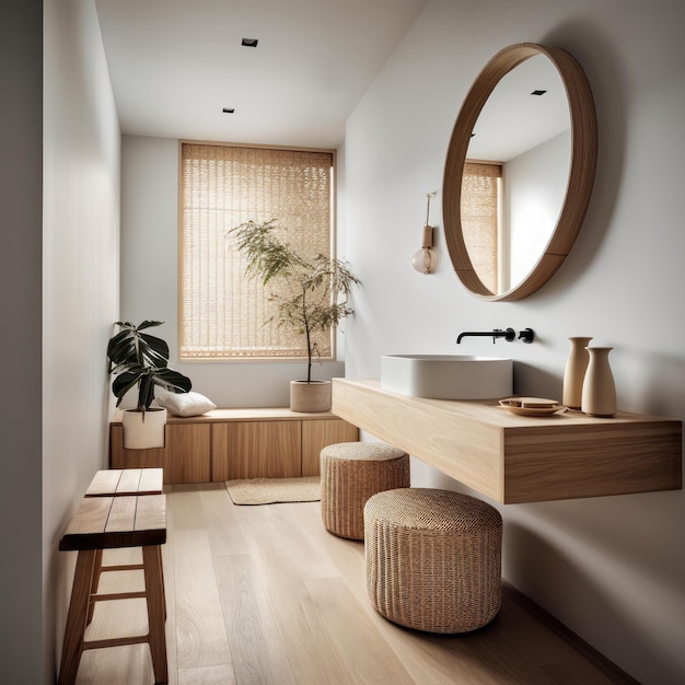 Minimalistyczna architektura wnętrz łazienki