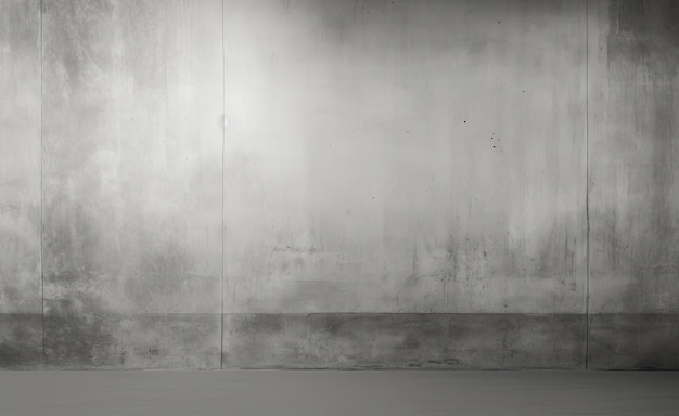 Minimalistyczna czarno-biała betonowa ściana