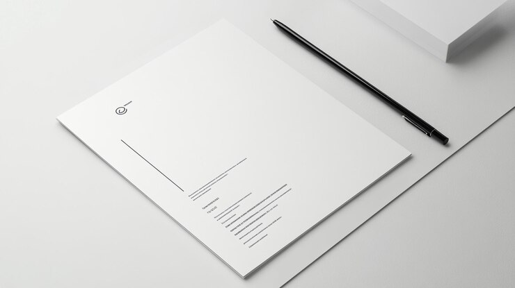 Zdjęcie minimalistyczna maketa biurkowa z elementami botanicznymi