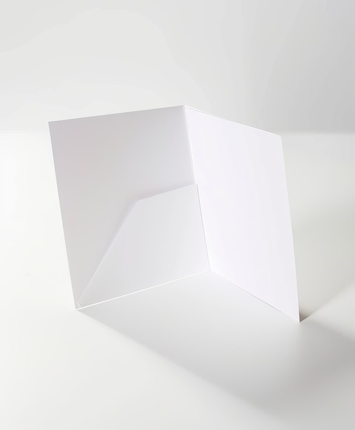 Minimalistyczna maketa pustej białej wizytówki