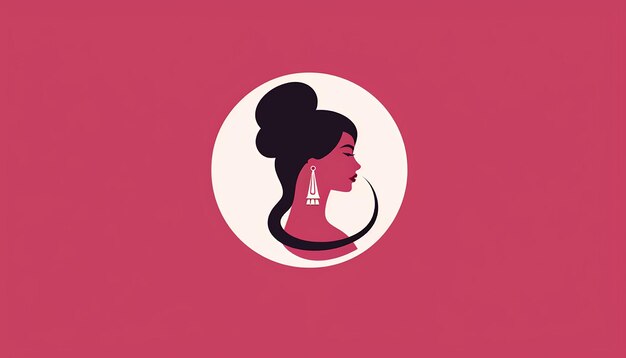 minimalistyczne logo dia de la mujer emprendedora 2d