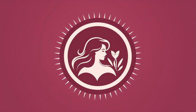 Zdjęcie minimalistyczne logo dia de la mujer emprendedora 2d