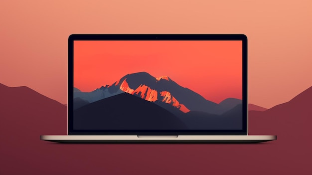 Zdjęcie minimalistyczne tapety macbook wysokiej jakości