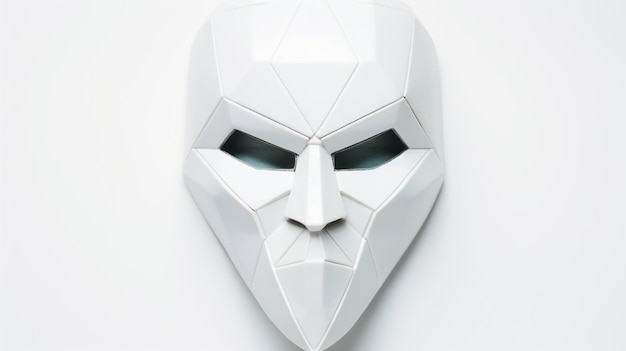 Minimalistyczny geometryczny projekt maski Eminema