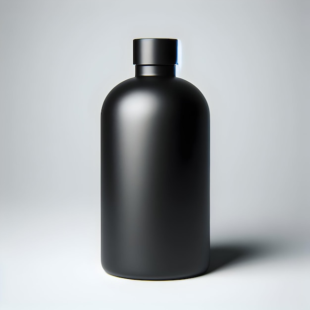 Zdjęcie minimalistyczny makietę butelki 3d