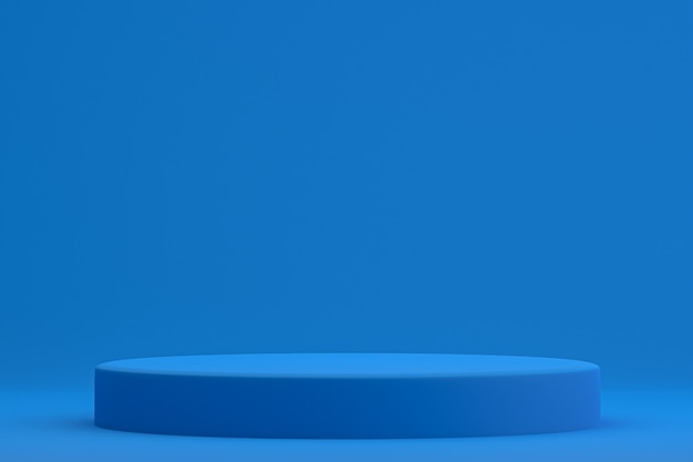 Minimalistyczny podium lub stojak na produkty do prezentacji produktów kosmetycznych