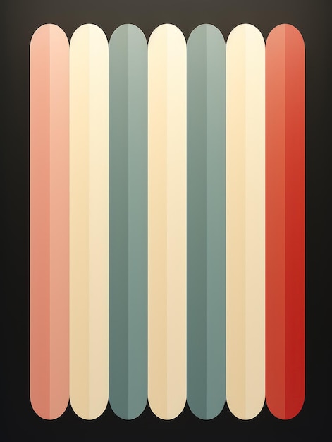 Zdjęcie minimalistyczny projekt sztuki graficznej w pastelowych kolorach ai generowany obraz 3d