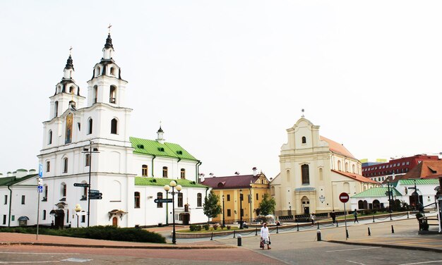 Mińsk Białoruś Plac katedry Ducha Świętego