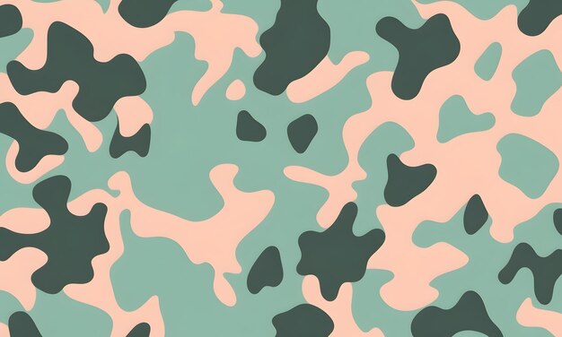 Zdjęcie mint peach camouflage pattern kolory wojskowe styl wektorowy camo tło graficzny projekt wojskowy