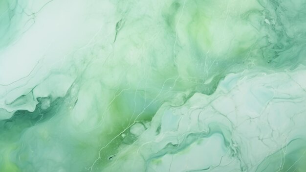 Zdjęcie mintowy marmur z zielonym szkłem horyzontalne tło abstrakcyjna tekstura kamienna tło jasny naturalny materiał powierzchnia ai generowana fotorealistyczna ilustracja