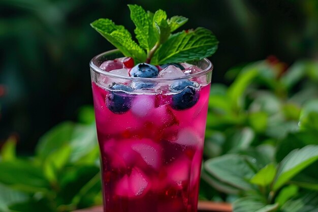 Minty Blueberry Blast Pyszne i zdrowe odświeżanie