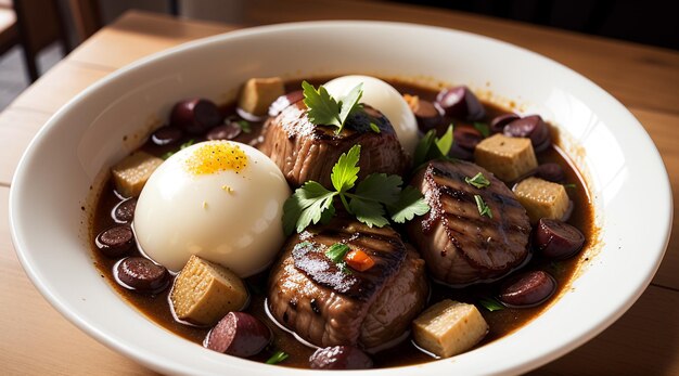 miskę Boeuf Bourguignon