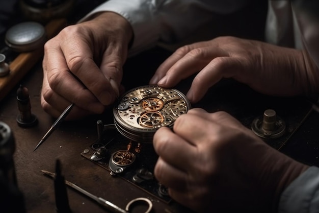 Mistrz zegarmistrz naprawiający