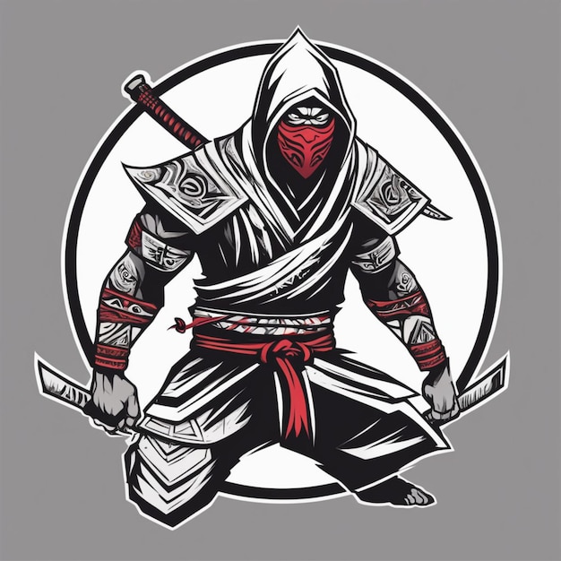 Mistyczny plemienny ninja Ukryty wojownik sztuki starożytnej