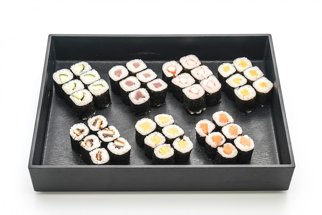 mixed sushi maki - japanese food style