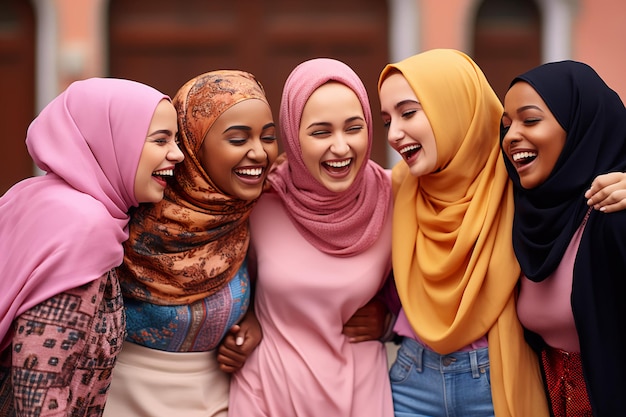 Młoda modna muzułmańska moda Skromny szyk dla współczesnych kobiet