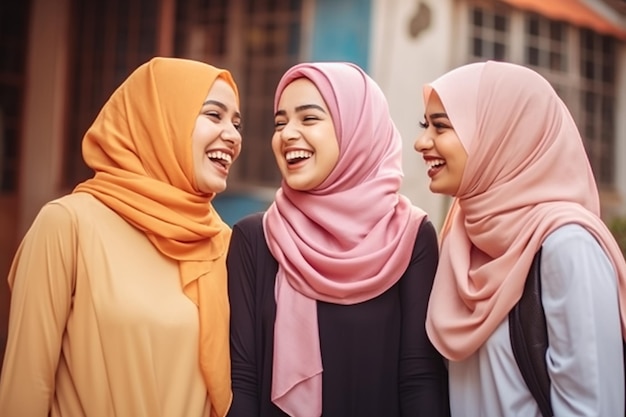 Młoda modna muzułmańska moda Skromny szyk dla współczesnych kobiet