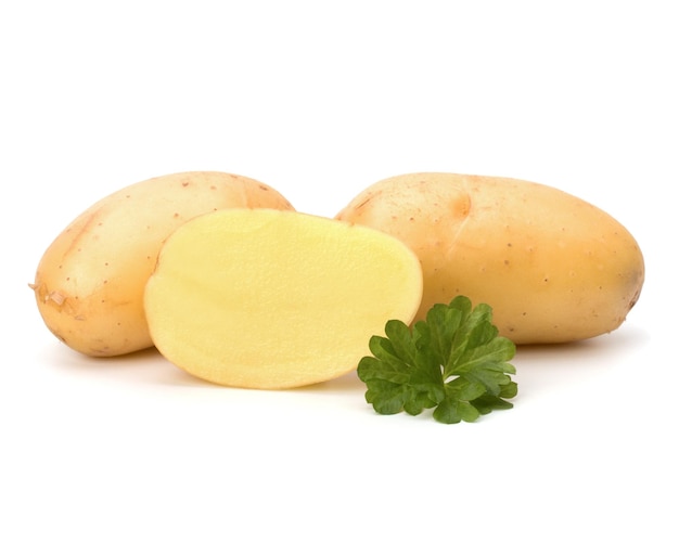 Młode ziemniaki i zielona pietruszka