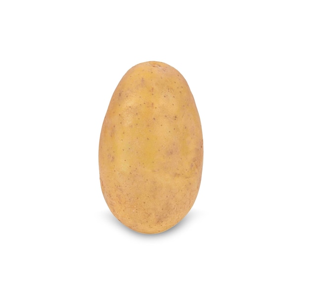 Zdjęcie młode ziemniaki wyizolowane na białym tle