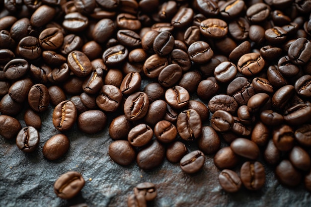 mnóstwo ziaren kawy rzuconych na ziemię