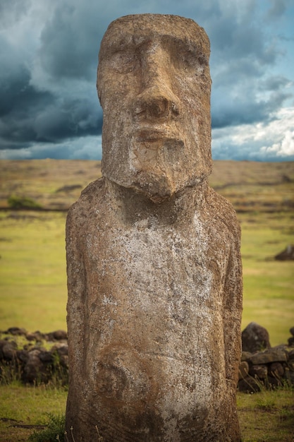 Moai w Ahu Tongariki