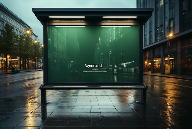 Zdjęcie mockup billboardu