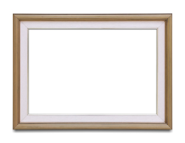 Mockup drewnianej ramki przezroczystej png
