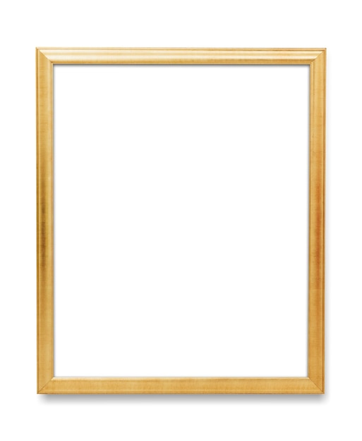 Mockup drewnianej ramki przezroczystej png