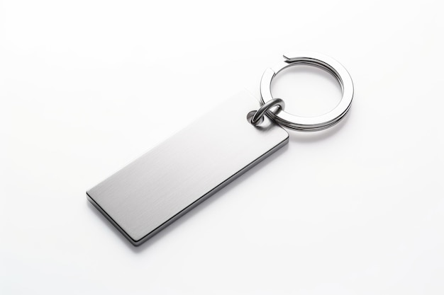 Mockup łańcucha kluczy do wyświetlania projektu Mockup łańcucha kluczów generowany przez AI