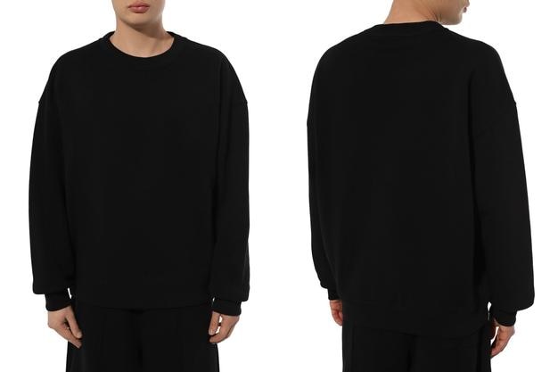 Mockup męskiej kapturki na modelu