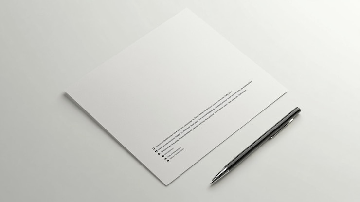 Zdjęcie mockup minimalistycznej biurkowości korporacyjnej