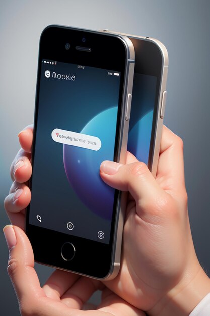 Mockup produktu telefonu komórkowego wyświetlacza reklamy rendering mockup tapety tła