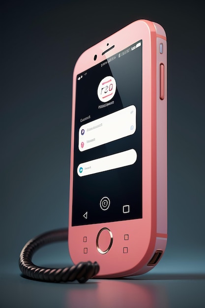 Mockup produktu telefonu komórkowego wyświetlacza reklamy rendering mockup tapety tła