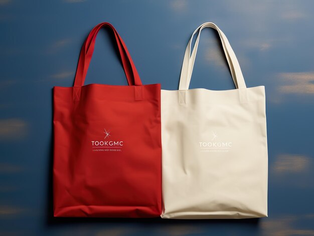 Zdjęcie mockup toreb tote