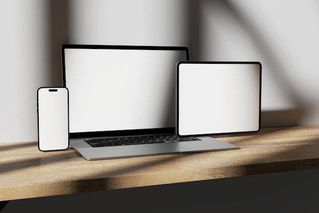 Mockup wielu urządzeń