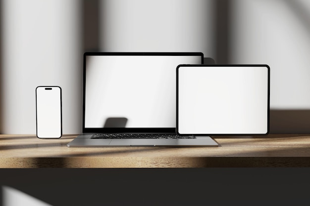 Mockup wielu urządzeń