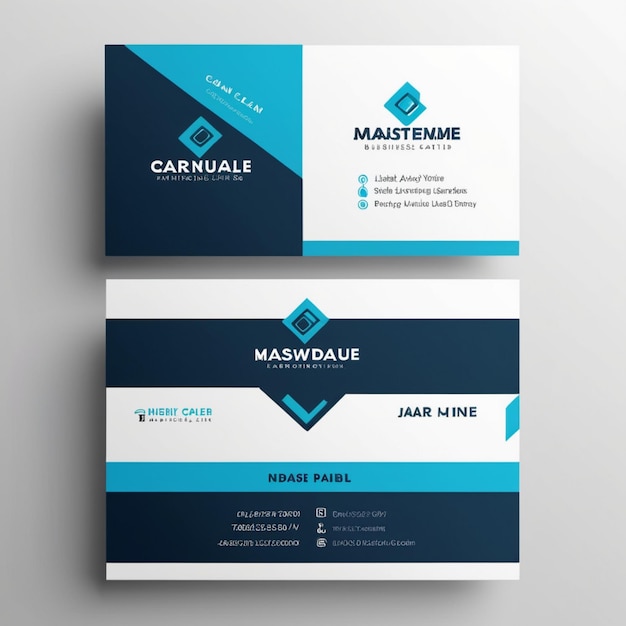 Mockup wizytówki z teksturą