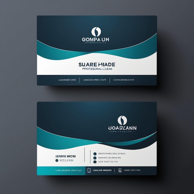 Mockup wizytówki z teksturą